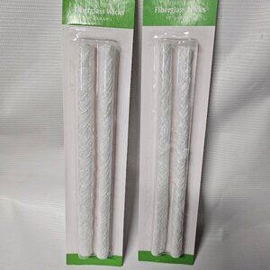 4 Outdoor Fiberglass Torch Wicks Long Life Replacement 1/2" Dia. x 8 -5/8" L